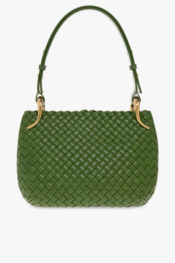 VbjdevelopmentsShops Germany - Green 'Clicker Small' shoulder bag pleated bottega  Veneta - pleated bottega veneta gold choker